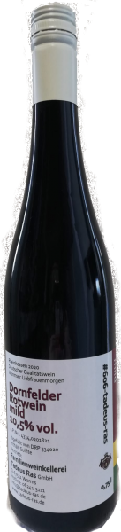 Dornfelder mild 2023